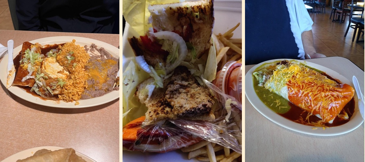 Los Alazanes Mexican Food Menu